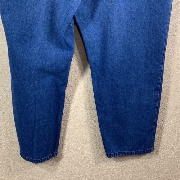 Allison Daley Jeans Pants Blue 22W Mid Rise 100% Cotton Medium Wash Ankle Crop - Picture 7 of 13